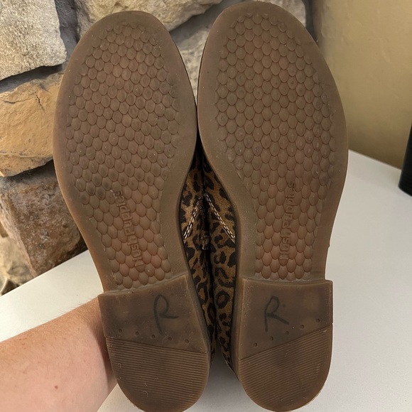 Hush Puppies Mazin Cayto Leopard Suede Ankle Boots Size 9 - Picture 10 of 11